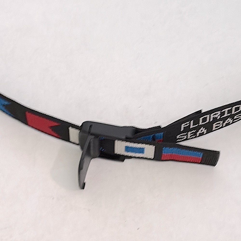 BISON DESIGNS Florida Sea Base Men's Black ADJUSTABLE Belt men’s medium - Picture 6 of 9
